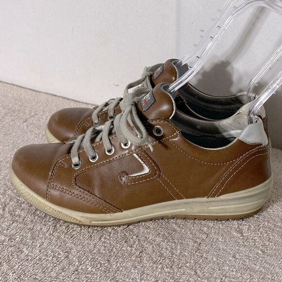 Vintage Grisport Active Brown Leather Sneakers 38 - Picture 5 of 15